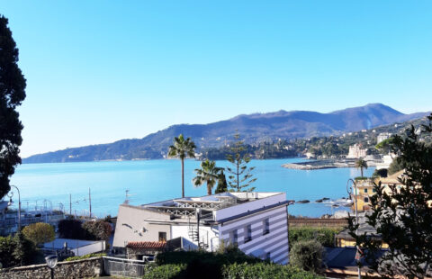 Rapallo, centrale panoramico quadrilocale